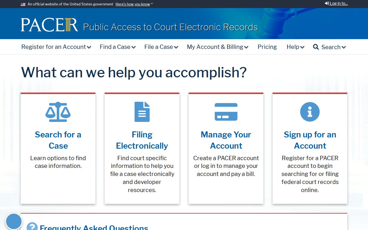 PACER federal court records search for District of Colorado cases