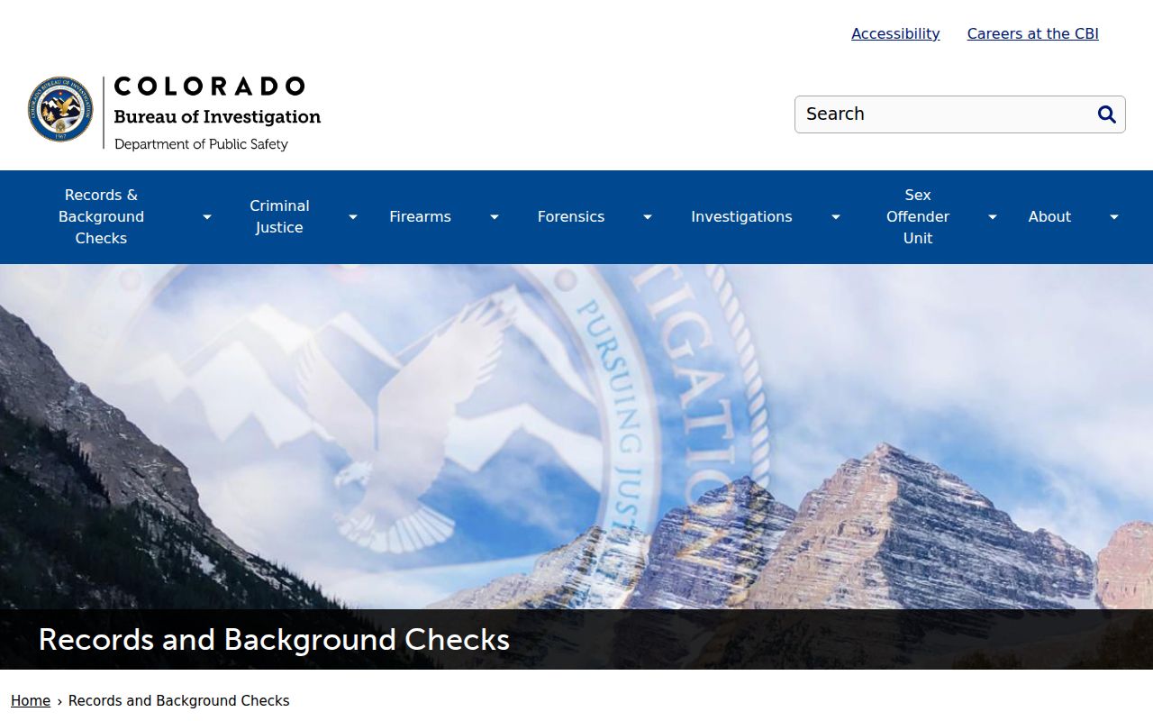 Colorado Bureau of Investigation biometric records unit serving Otero County record reviews